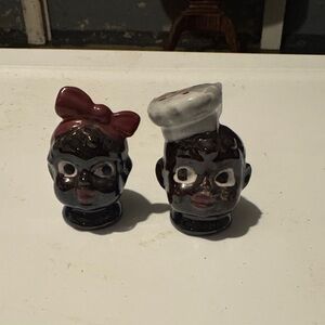 Vintage Ceramic Salt and Pepper Shakers